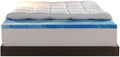Gel Memory Foam 4-inch Dual Layer Mattress Topper - King Size