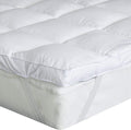 Ultra Soft Mattress Topper, Microfibre Polyester Mattress Topper, Filled Mattress, Breathable, 160 x 200 cm