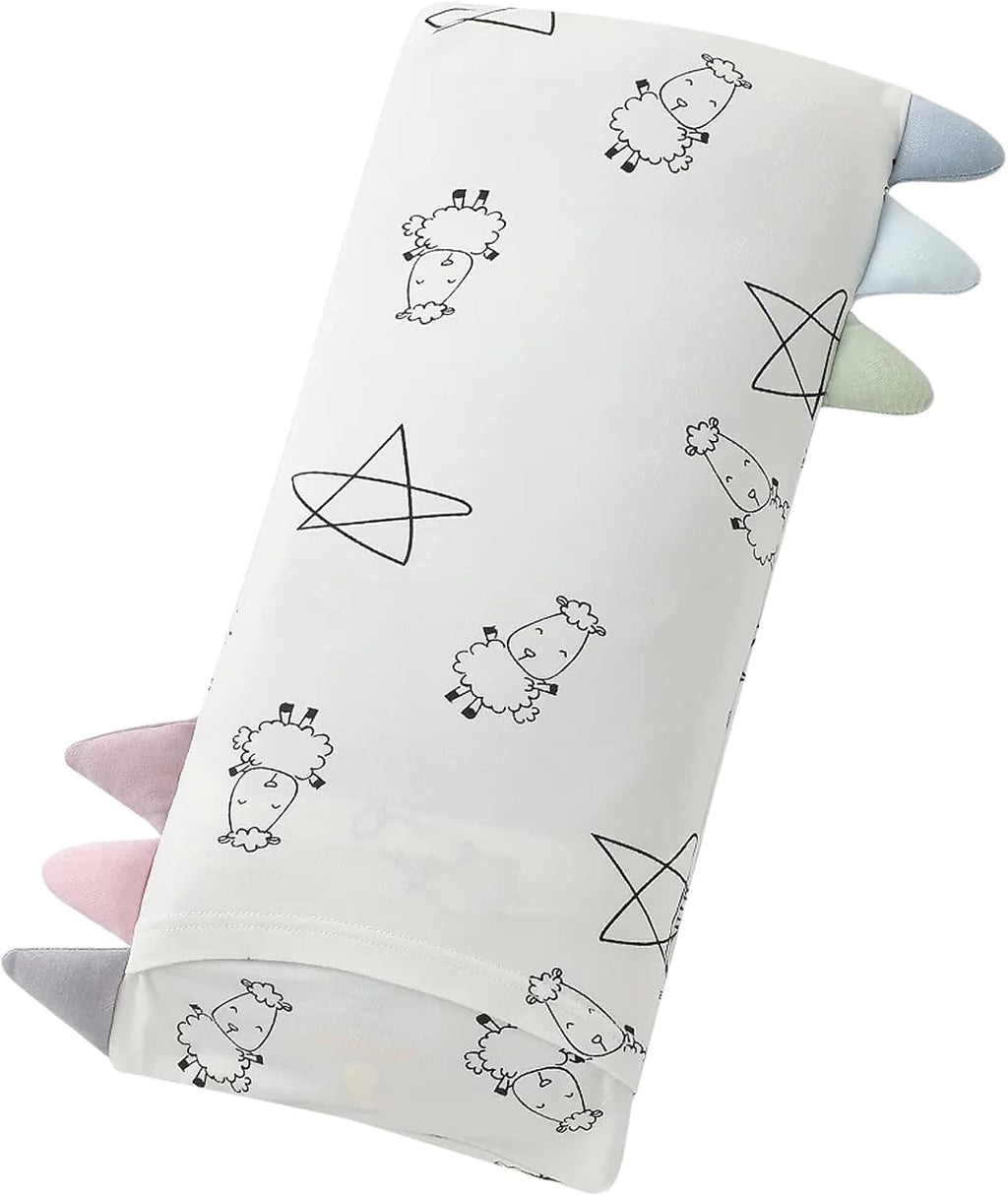 Bed-Time  Pillow Cute Big Star & Sheepz/Sheepz Head with Colour Tag [2 Colours] (Big Star and Sheepz White, Small)