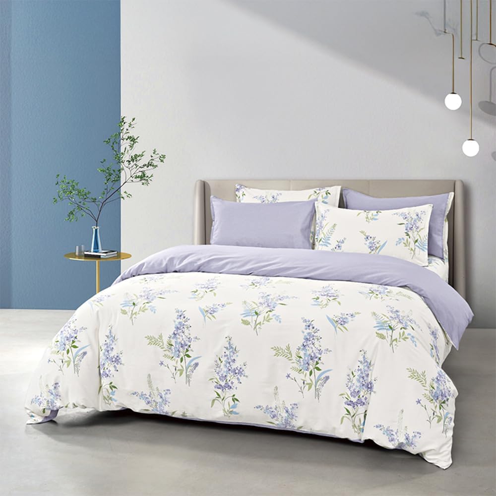 100% Cotton 1000 Thread Count Bedsheet Set – Soft, Durable & Hypoallergenic, Full Elastic 14" Deep Pocket Fitted Sheet, Includes Pillow & Bolster Cases, Single to King