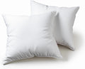Pillows for Bed 65 x 65 cm, 2 Units, Hypoallergenic Cushion Filling, Anti-Dust Mite and Soft Square for Home with Breathable White Microfibre Outer Pillow Cover, Removable and Washable