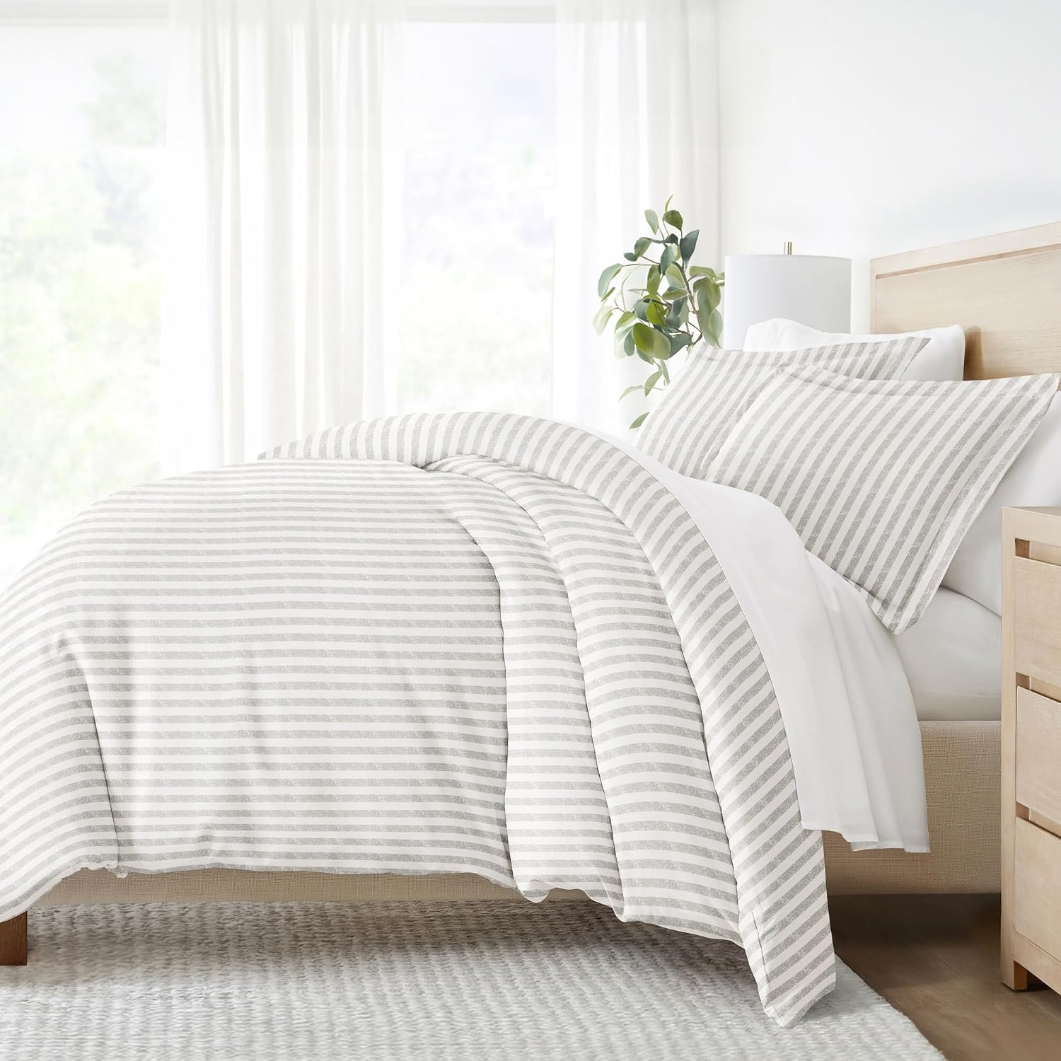 Duvet Cover King Size - Experience Hotel-Like Comfort with Unparalleled Softness, Exquisite Prints & Solid Colors for a Dreamy Bedroom – King Duvet Cover Set with 2 Pillow Shams